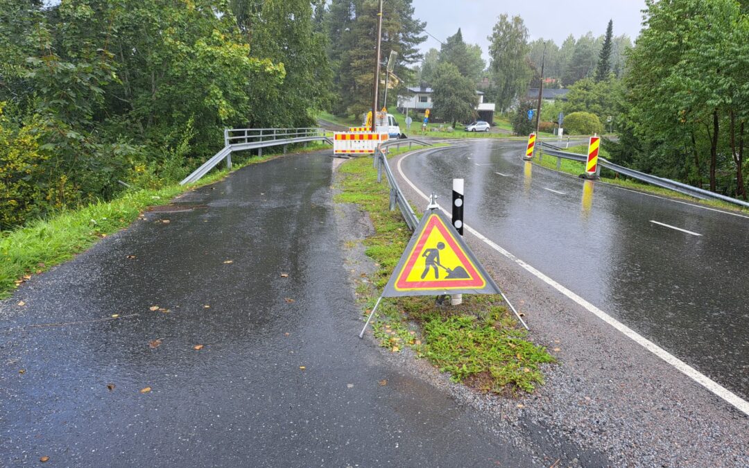 Lähdevainiontie suljettu liikenteeltä