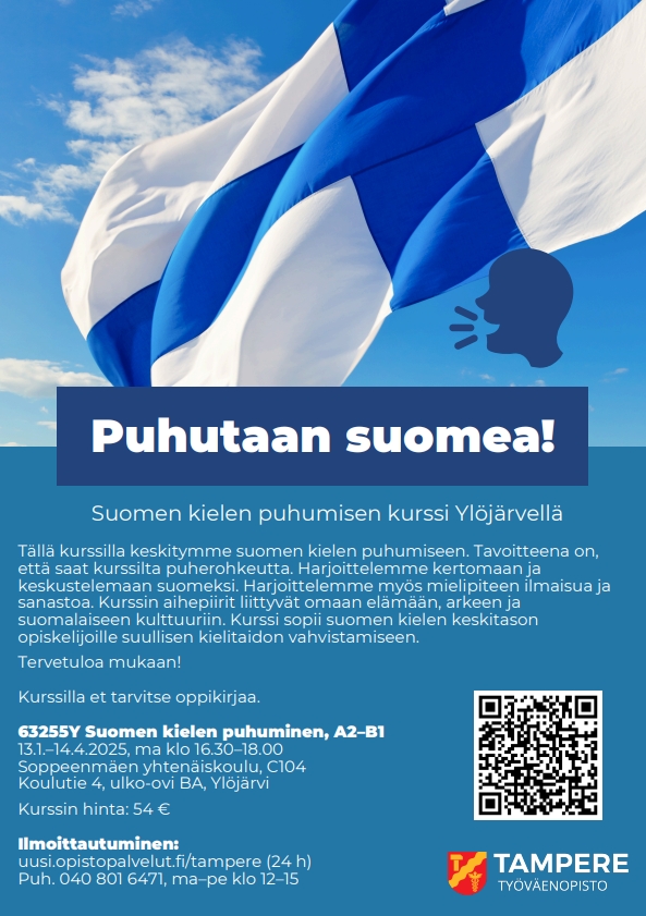 suomenlippu, puhutaan suomea