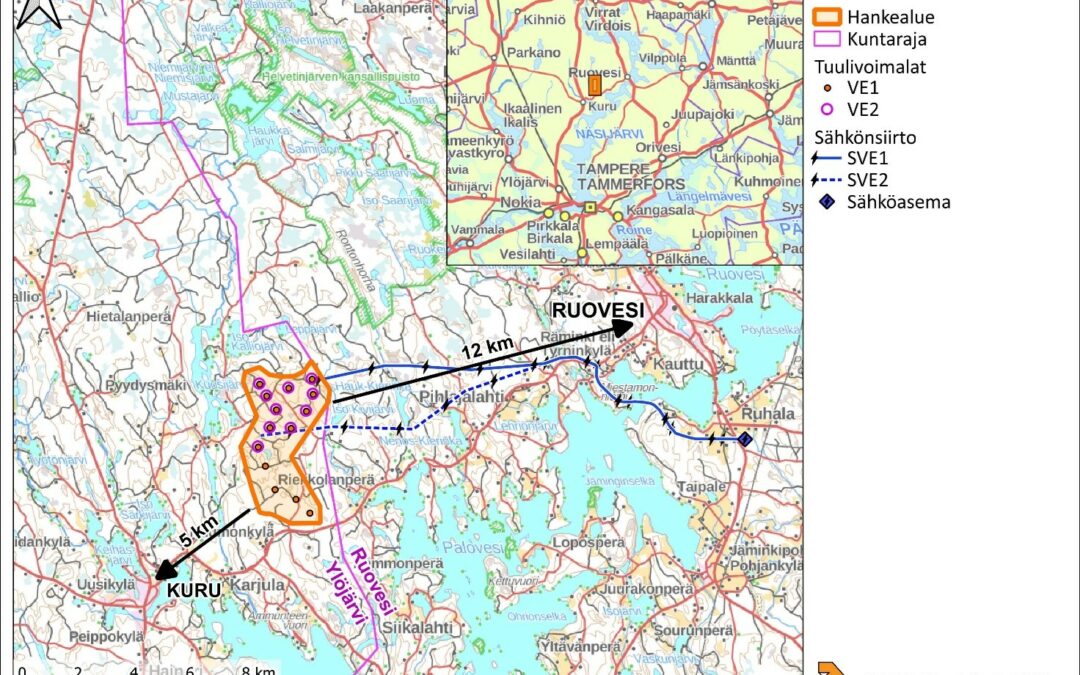 Kurun Patakorven tuulivoimahankkeesta yleisötilaisuus torstaina 28.11.