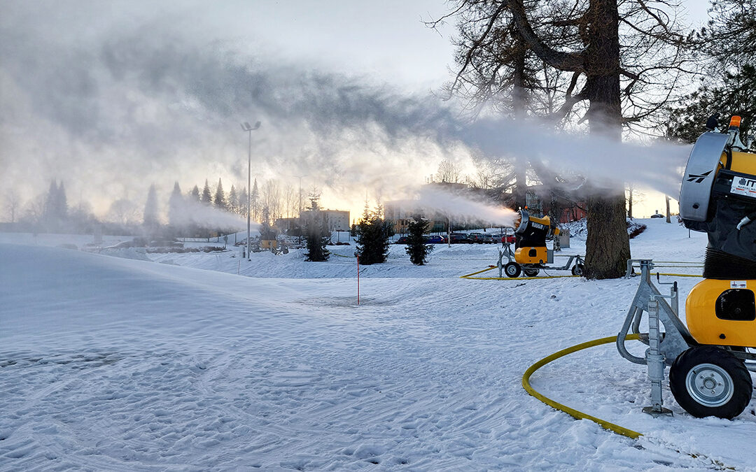 Räikän tykkilumiladun lumenteko on aloitettu